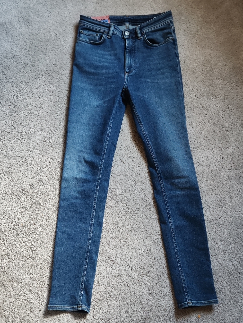 《 Acne Studios 》 Slim Skinny Jeans - Dark Blue